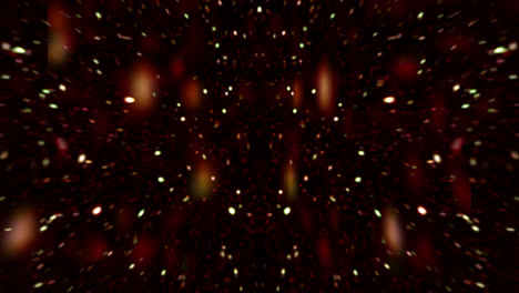Staubpartikel-überlagern-Schwebende-Glitzernde-Partikel-Auf-Schwarzem-Hintergrund